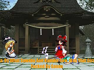 sanae fucks cirno in hilarious touhou parody comic