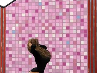 b-yonce's blonde ebony double penetration threesome