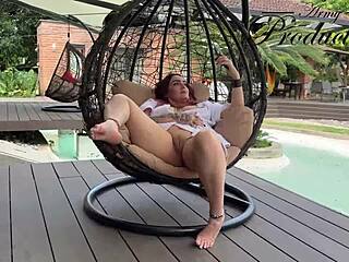 A stranger sneaks in her bedroom. Bareback fucks her wet pussy hard.