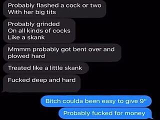 Sexting Slut Wife Teases Husband with Big Tits and Huge Ass Pics