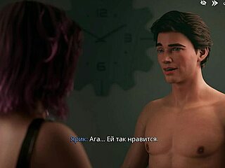 game freshwomen ep11: banging two big tit girlfriends russian voice