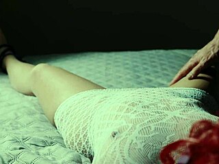 he ties my hands and feet uses toy till i climax