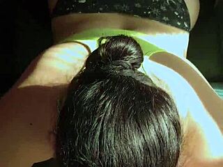 Chubby Latina BBW Wife Bent Over Doggystyle on Small Cock Belly Shaking