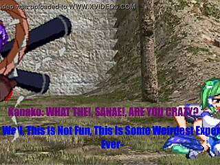 sanae fucks cirno in hilarious touhou parody comic