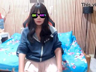 Watch her squirt wildly after ripping clothes off!