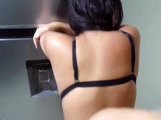 I FIND my STEPSDAUGHTER in underwear in the kitchen at dawn and CAN'T RESIST tasting her 18-year-old TIGHT PUSSY