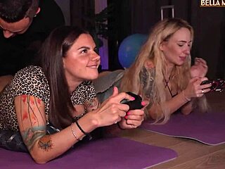 gaming with friend but italian neighbor fucks us turns