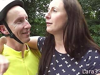 UK Milf Assfucked Stockings Cum Bum