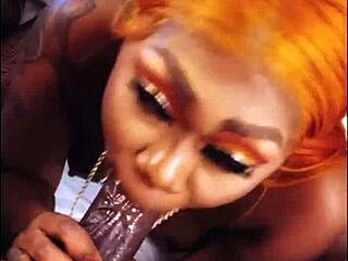 damn, riding that exclusive big black cock feels amazing!