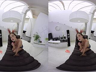 feeling that relaxing vibe with cute kristy black's vr solo teen masturbation close-up?