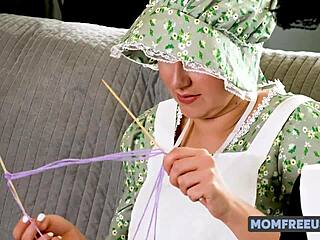 What If Curvy Amish Jessie Rogers Offered Fat Milf Body to Community?