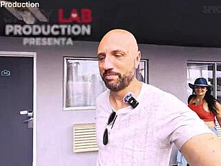 busty exhibitionist milf fucked doggystyle on abandoned bridge