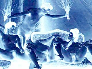 Vintage erotic hairy pussy display