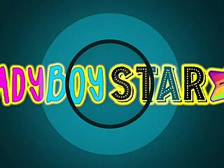 dazzling ladyboy in black lingerie sucks monster cock pov