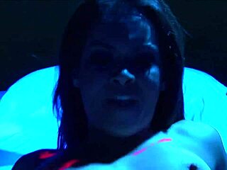 Beautiful Brunette Nurse Rides Dick Doggystyle After Waking Patient