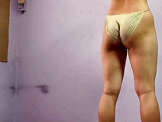 Fine Ass Workout Girl Flashes Panties