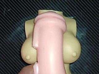 Trio Kissy Dolly Creampie Desk Fuck Doll Vagina Tits Handjob