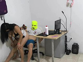 a dirty curvy neighbor begs for cock acting super submissive