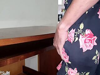 Married Brazilian Bride Lifts Skirt For Juicy Creampie In Tight Wet Pussy