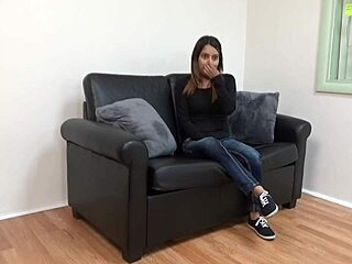 MANDY MYNXX RECAST GAGS ON COCK DEEPTHROAT CHOKING SKINNY LATINA SLUT!