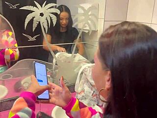 Bar with panties hanging from the ceiling