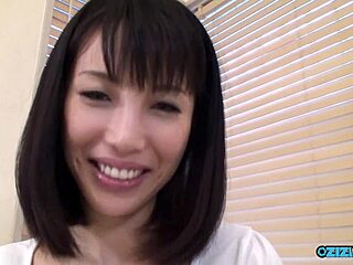 mature lady slowly strips latex lingerie, teasing big nipples before vibrator play