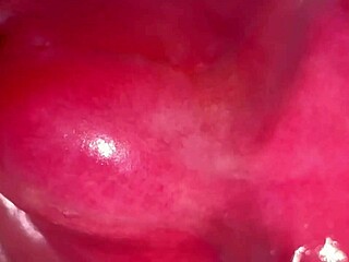 Asian couple pops virgin wife's shaved pussy with halloween creampie lick fest