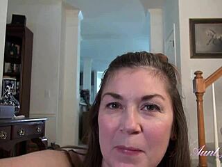 aunt judys 42 year old milf isabella stretches in yoga pov