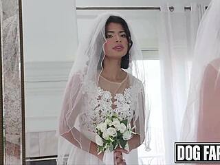 sexy bride hazel hearts cheats with huge bbc deepthroat ride before wedding