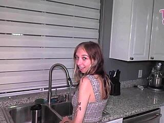 gorgeous breezy bri begs stepdad seth to CREAMPIE her tight womb quickie