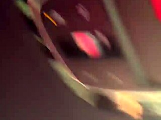 Curly Babe Deepthroats Monster Cock in Car