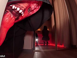 unholy nun summons anal demon with necronomicon for creampie ritual