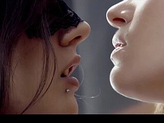 Angel piaff and candice luca passionate ffm threesome with juicy pussy licking