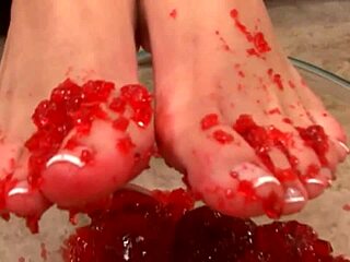 i got so lucky with this beautiful babe givin me footjob handjob and blowjob all at once