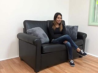 MANDY MYNXX RECAST GAGS ON COCK DEEPTHROAT CHOKING SKINNY LATINA SLUT!