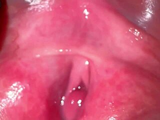 Asian couple pops virgin wife's shaved pussy with halloween creampie lick fest