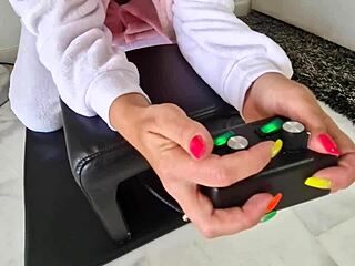 milf in unicorn costume squirts riding sybian vibrator hard