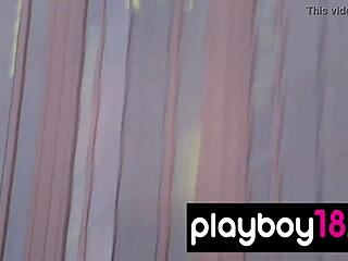 hot big boobed latina sasckya porto strips on snowy bench