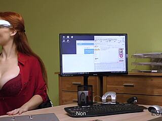 Loan4k Redhead Teen Fucks Credit Agent Office Cash