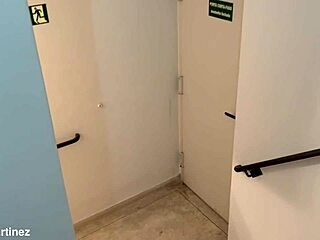 Perola Martinez Fucks Hard and Milks Cum on Stairs