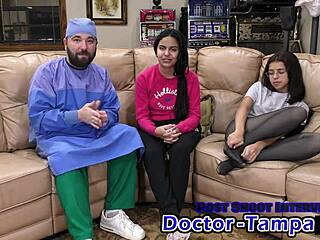 dr tampa gives alix avery her first humiliating gyno exam