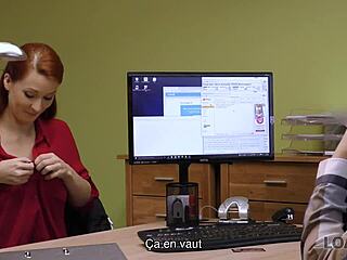 Loan4k Redhead Teen Fucks Credit Agent Office Cash