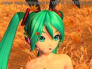 Hatsune Miku's full nude bunny costume mod got me hardd!