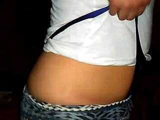 Lydia teen flaunts innocent ass in tanguita