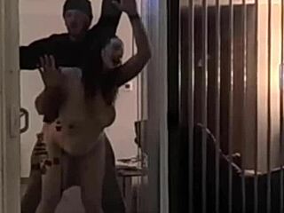 Wife Blowjob And Creampie In Snow On Christmas Eve