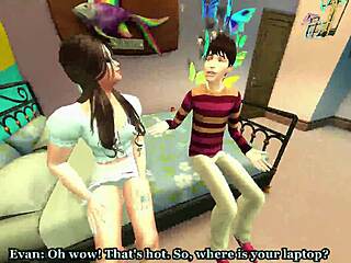 College sims 4 machinima crams pregnant femdom creampie roleplay