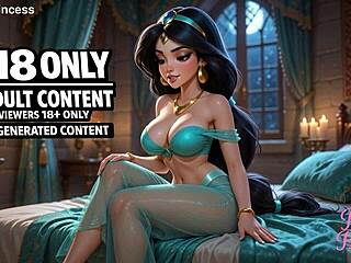 Petite Princess Jasmine Twerks Squirting Cum Orgasms In Palace!