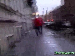 Russian Slut Picked Up Fucked Hard Rides Cock