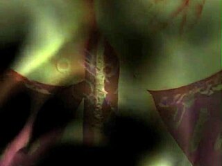 tranny kandi ass wrecked by thick purple dildo