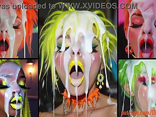 Redhead Facials Creampie Colorful Cum Chaos